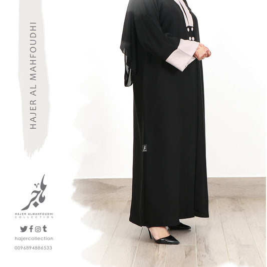 Classic Practical Abaya ( Tailored - Pre Order )تفصيل عباية كلاسيك عملية