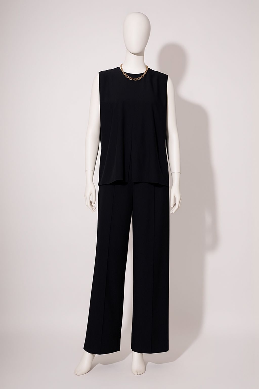 تفصيل طقم داخلية عباية ، توب وبنطلون أسود ، Customized daily Sleeveless top & trousers inner abaya