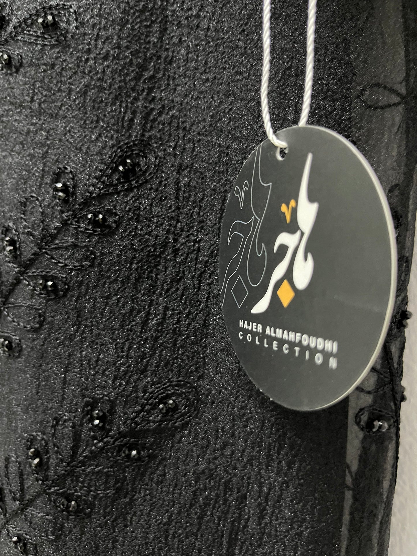 عباية دبل اورجانزا وشيفون Double organza and chiffon abaya