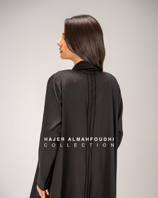 تفصيل عباية بليزر سجنيشر 3 , كريب SIGNATURE 3 Everyday Blazer Abaya (Pre Order)