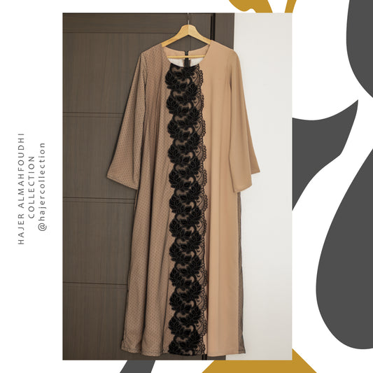 Tour Nude Dress لبس شيفون وتور